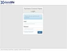 Tablet Screenshot of partners.xtend-life.com